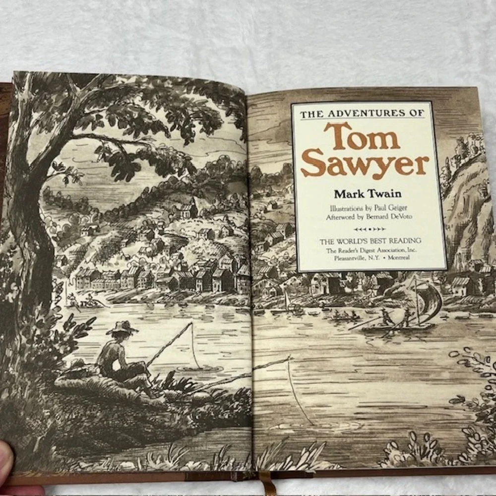 The Adventures of Tom Sawyer Mark Twain Reader's Digest 1985 Hardcover Book